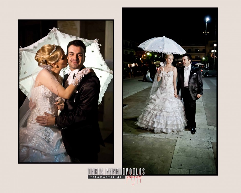 φωτογραφια γαμου με ομπρελα